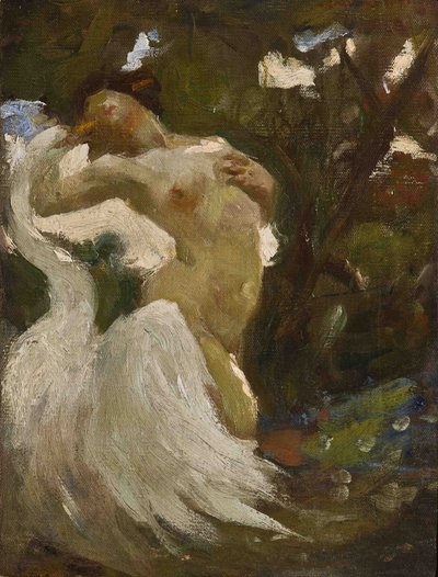 Leda und der Schwan von Casimiro Jodi