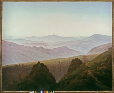 Der Morgen im Gebirge von Caspar David Friedrich
