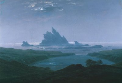 Felsenriff am Meeresstrand von Caspar David Friedrich