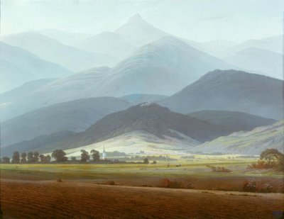 Riesengebirgslandschaft von Caspar David Friedrich