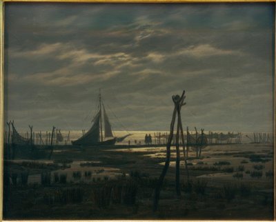 Sumpfiger Strand von Caspar David Friedrich