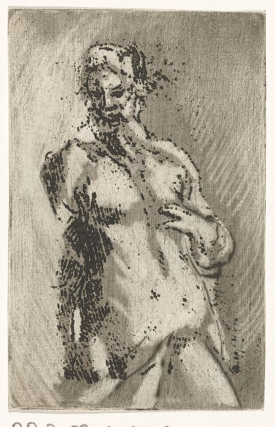 Torso eines nackten Mannes von Caspar Jacobsz. Philips