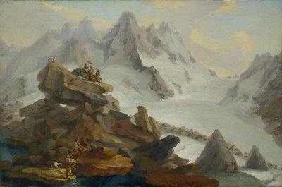 Der Lauteraargletscher von Caspar Wolf