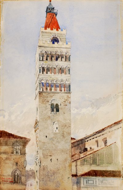 Kathedralenturm, Pistoia, Italien von Cass Gilbert
