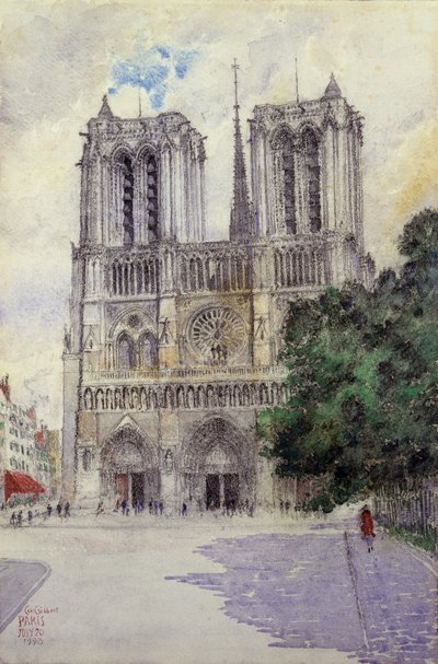 Kathedrale Notre-Dame, Paris von Cass Gilbert
