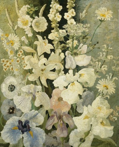 Weiße Blumen von Cedric Morris