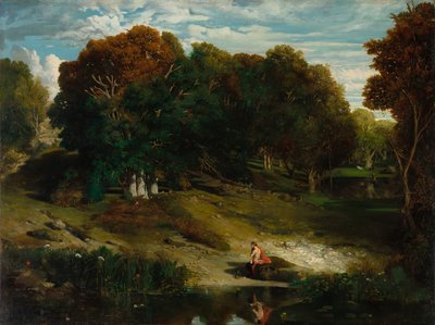 Im Wald von Celestin Francois Nanteuil