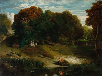 Im Wald von Celestin Francois Nanteuil