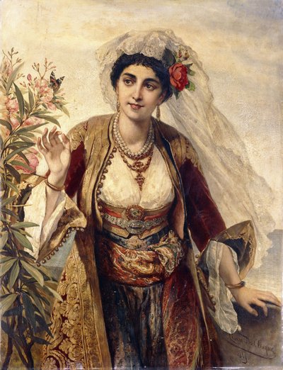 Eine exotische Schönheit, 1869 von Cesare Felix dell Acqua