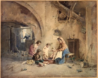 Das Bad von Cesare Provaggi