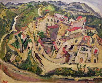 Häuser in Cagnes, 1923 von Chaim Soutine