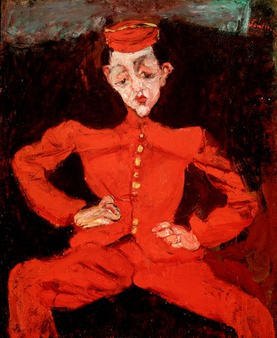 Le Groom. Gemälde von Chaim Soutine (1894-1944) von Chaim Soutine