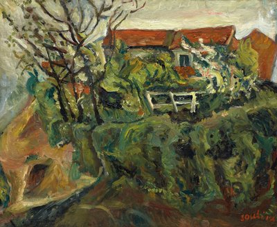 Häuser in einer Landschaft, ca. 1918-1919 von Chaim Soutine