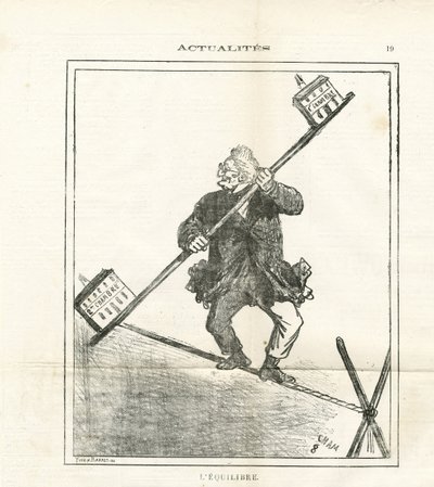 Illustration von Cham (1819-1879) in Le Charivari von Amédée de Noé