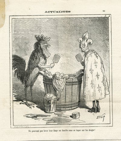 Illustration von Cham (1819-1879) in Le Charivari von Amédée de Noé