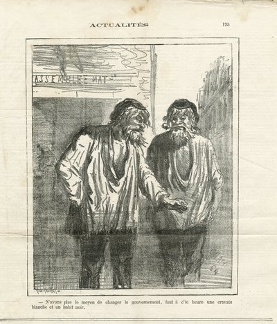 Illustration von Cham (1819-1879) in Le Charivari von Amédée de Noé
