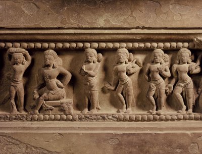 Detail vom Tra Kieu Sockel von Cham School