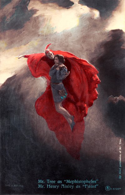 Henry Ainley als Faust von Charles A. Buchel