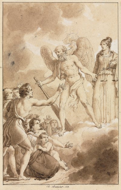 Allegorie, 1818 von Charles Abraham Chasselat