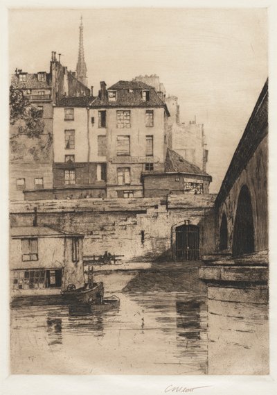 Quai des Orfèvres, Paris, 1886 von Charles Adams Platt