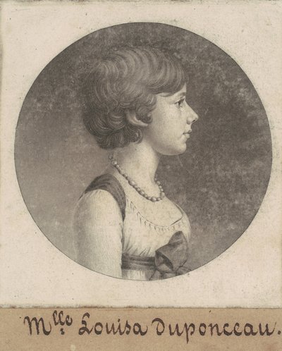 Louisa DuPonceau von Charles B. J. Févret de Saint Mémin
