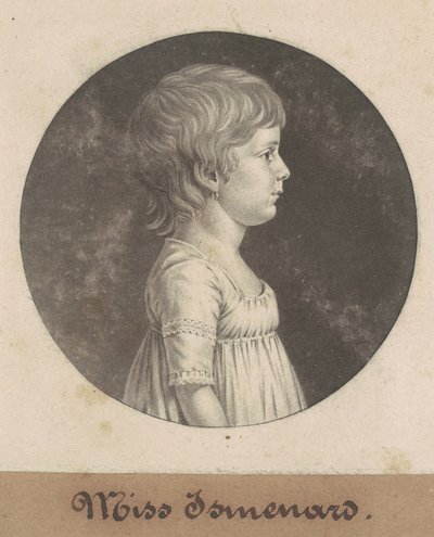 Miss Ismenard von Charles B. J. Févret de Saint Mémin