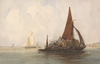 Heubarke in ruhiger See von Charles Bentley