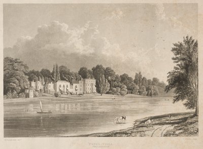 Popes Villa, Twickenham, 1828 von Charles Bentley