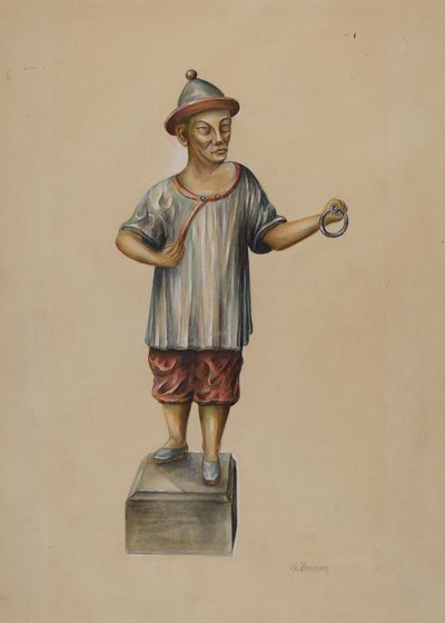 Anbindepfosten von Charles Bowman