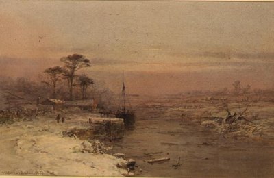 Winterlicher Nachmittag, Warwick von Charles Branwhite