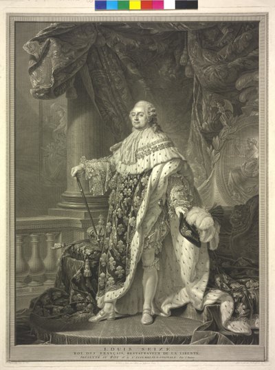 König von Frankreich Ludwig XVI von Charles Clément Bervic