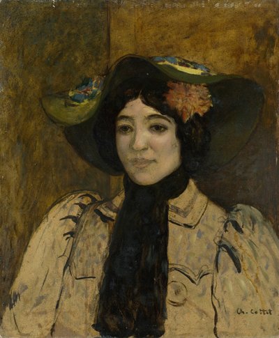 Porträt einer Frau, um 1900 von Charles Cottet