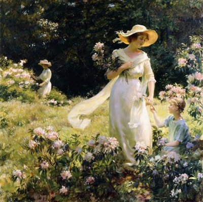 Unter den Lorbeerblüten von Charles Courtney Curran