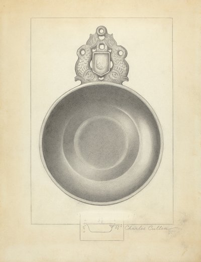 Zinnschüssel von Charles Cullen