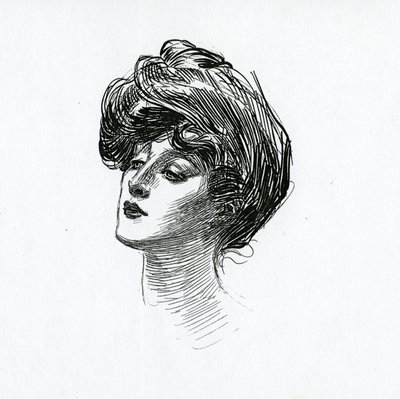 Ein Gibson-Mädchen, ca. 1902 von Charles Dana Gibson