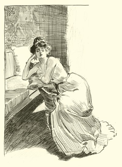 Illustration für Die Gesellschaftsleiter von Charles Dana Gibson