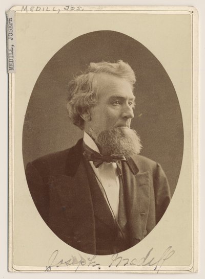 Porträt von Joseph Medill, ca. 1876 von Charles Delevan Mosher