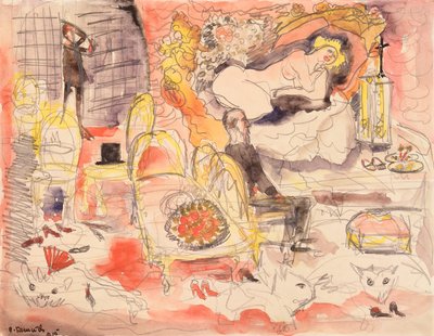 Zolas Nana, 1910 von Charles Demuth