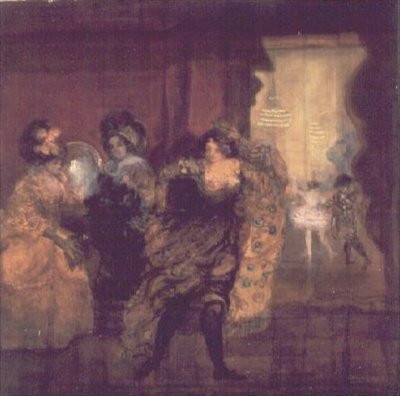 Die Pfauenfrau von Charles Edward Conder