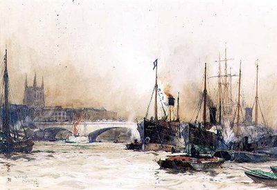 Vor Billingsgate von Charles Edward Dixon