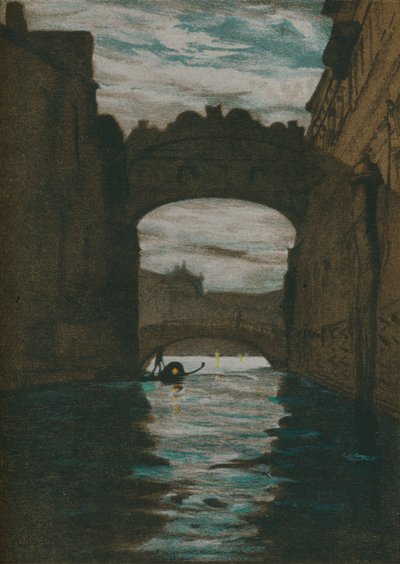Die Seufzerbrücke, um 1860 von Charles Edward Holloway