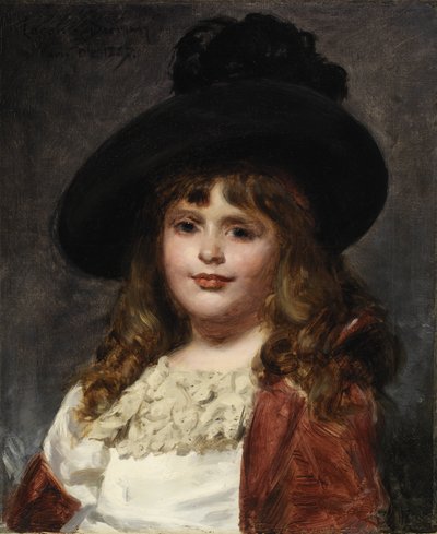 Laura mit sieben, 1887 von Charles Emile Auguste Carolus Duran