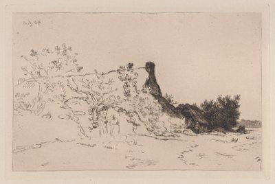 La Grande Chaumière Kercassier von Charles Emile Jacque
