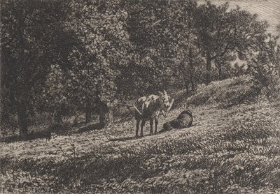 Obstgarten, 1865 von Charles Emile Jacque