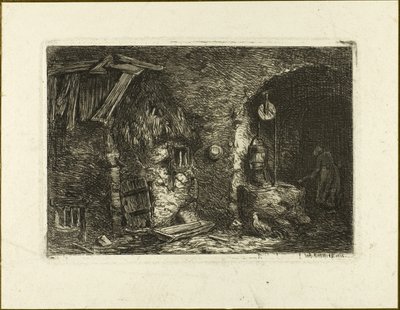 Der Brunnen von Charles Emile Jacque