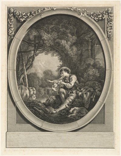 Der Kurier trifft ein von Charles Etienne Gaucher