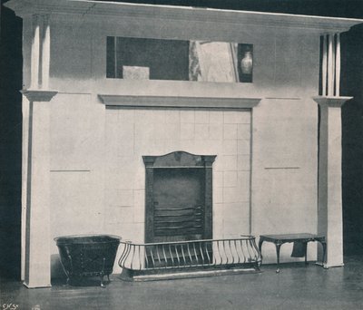 Kamin, ca. 1895, 1897 von Charles Francis Annesley Voysey