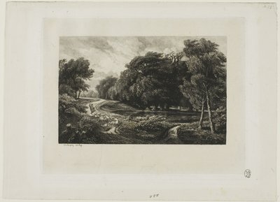 Nahender Sturm von Charles Francois Daubigny