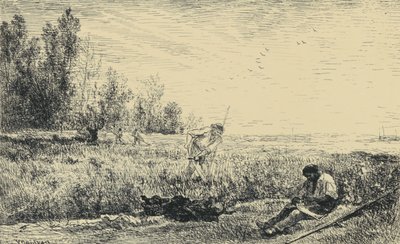 Die Heuernte von Charles Francois Daubigny