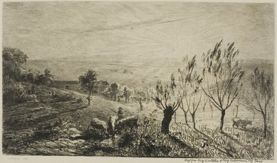 Sonnenaufgang von Charles Francois Daubigny